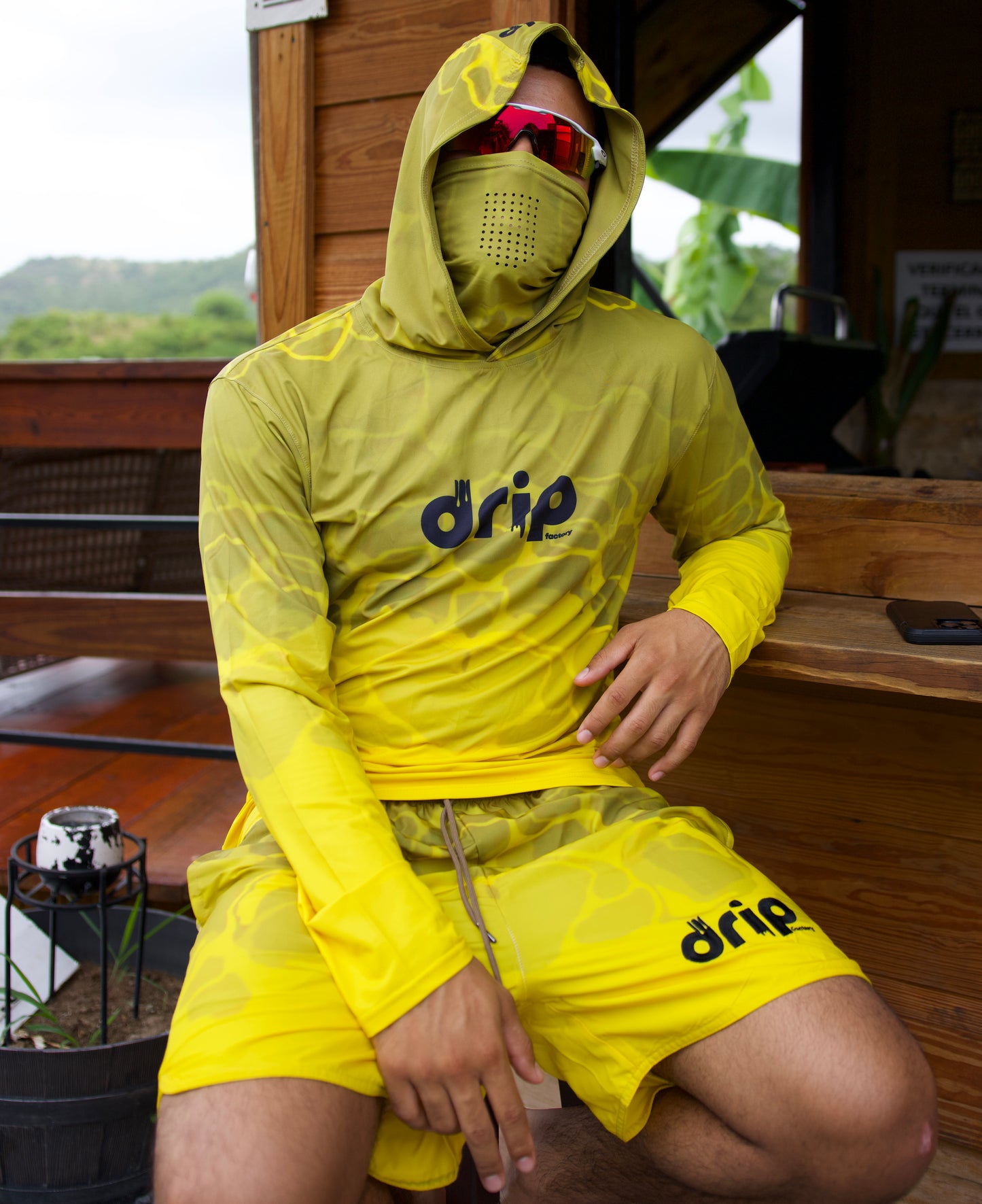Hoodie Rashguard Yellow