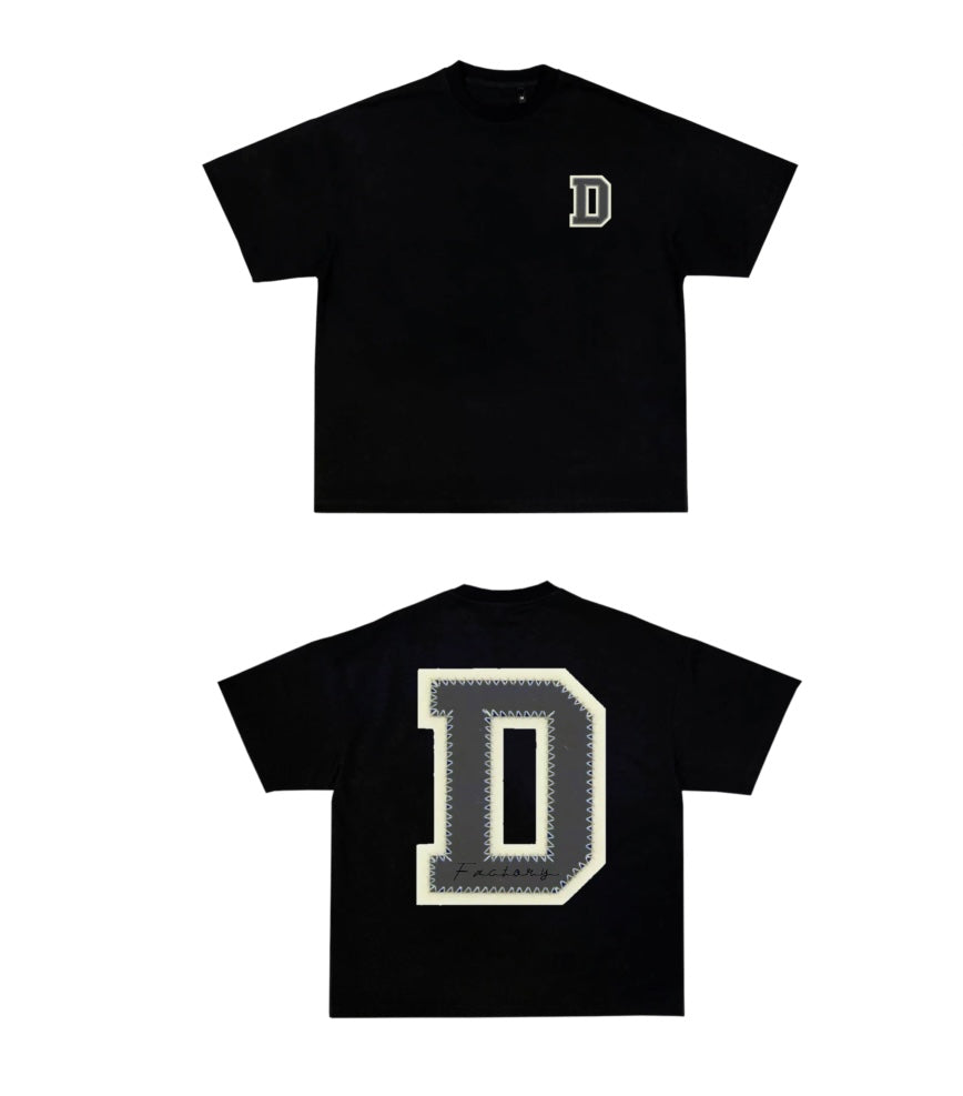 Patch Gray D Tee