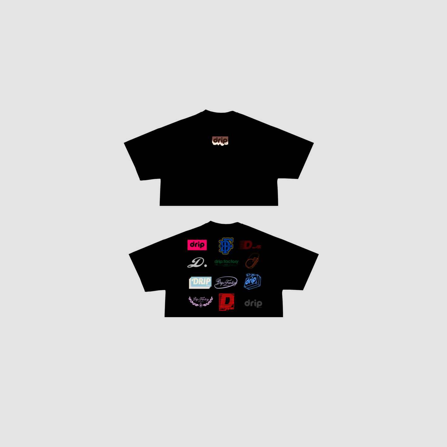 DRIP Logo's Crop Top