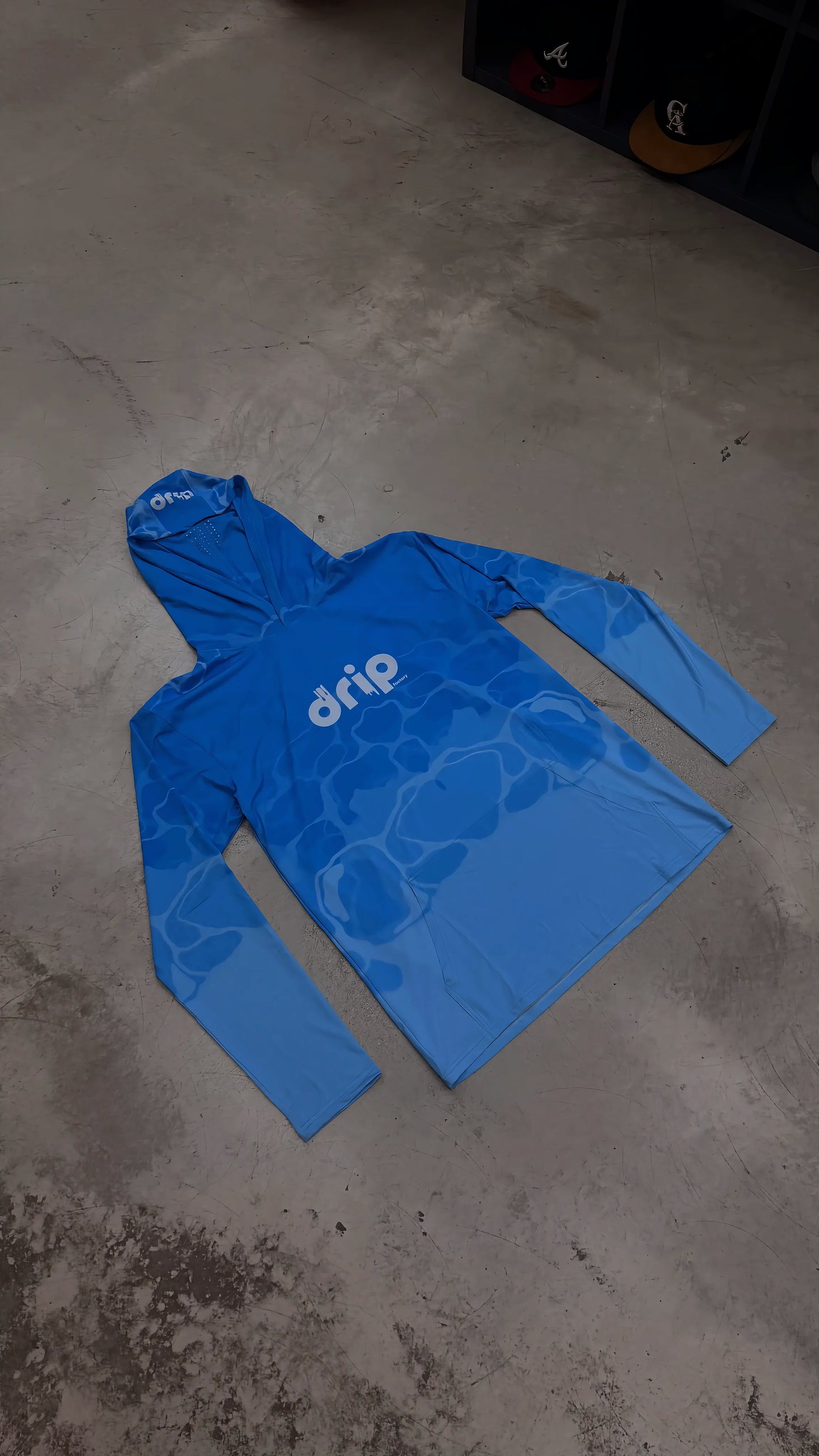 Hoodie Rashguard Blue