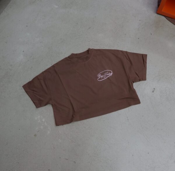 Wmn Crop Top Brown