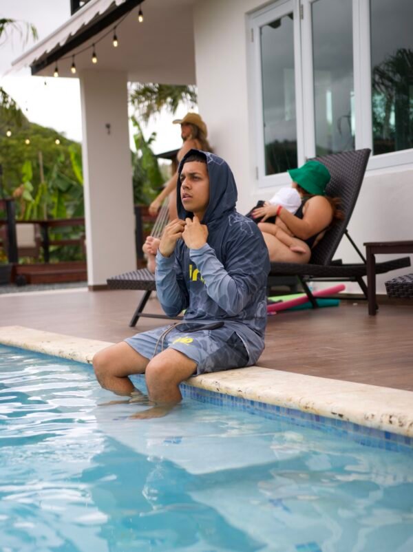 Hoodie Rash Guard Gray