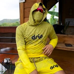 Hoodie Rash Guard Yellow