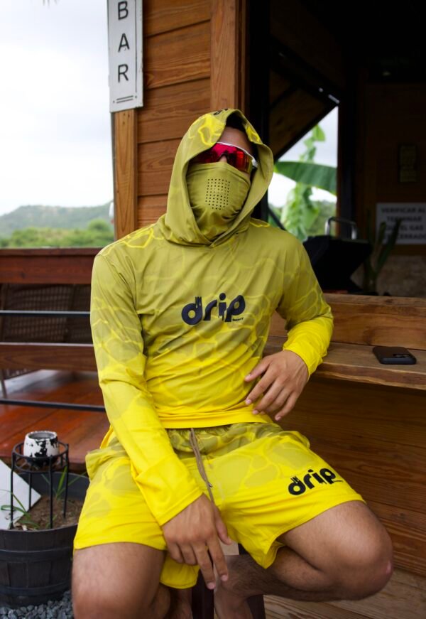 Hoodie Rash Guard Yellow